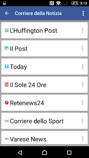 Italy News Screen 3