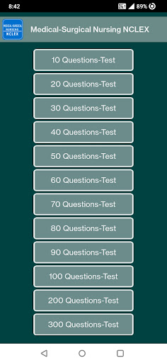 Android application Medical-Surgical Nursing NCLEX screenshort