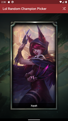 Android application LoL Randomizer: League of Lege screenshort