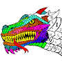 Dragons Color by Number - Animals Coloring Book