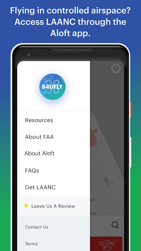 Screenshot of B4UFLY by FAA