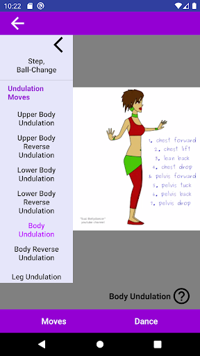 Android application Make Me Belly Dancer screenshort