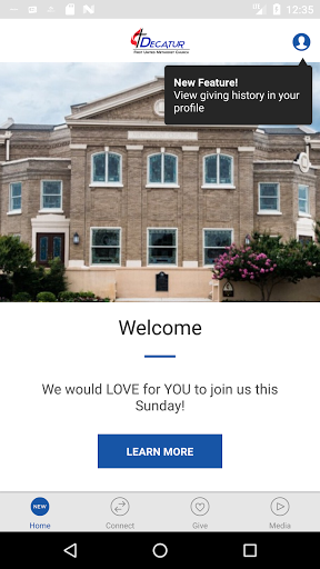 Android application FUMC Decatur screenshort