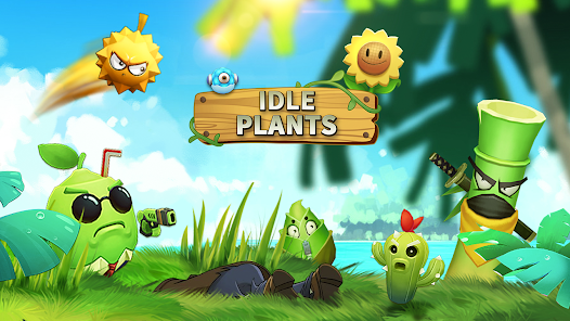 Idle Plants - Merge & Zombies  screenshots 1
