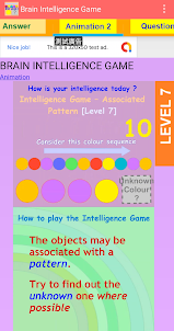 Brain Intelligence Game