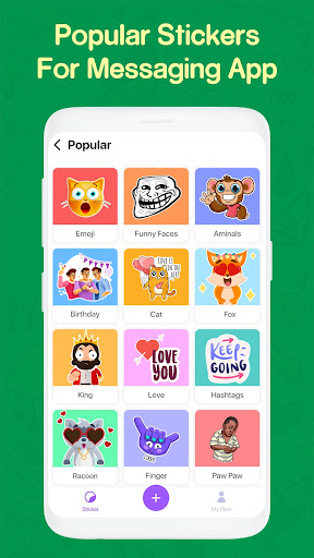 Android application WaSticker - Sticker Maker screenshort