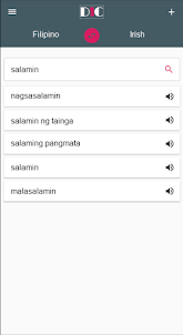 Irish - Filipino Dictionary &