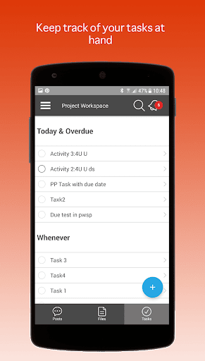 OurWorkspace Screen 3