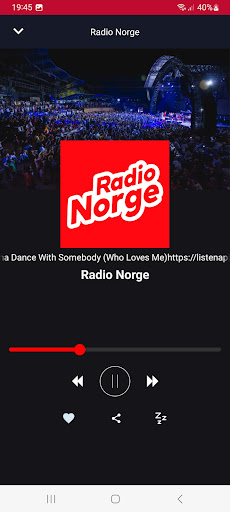 Radiostasjoner NORGE Screen 3