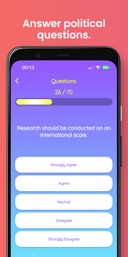 Android application Politest: Find Your Ideology screenshort