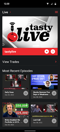 tastylive: financial network Screenshot 3 - AppWisp.com