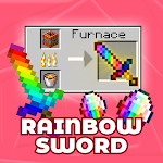 Cover Image of Download Rainbow Sword Mod for Minecraft 1.0 APK