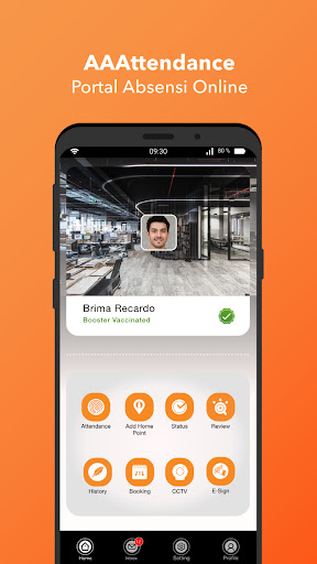 Android application AAAttendance screenshort