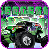 Тема для клавиатуры Graffiti Monster Truck