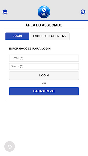 SAS Convênios Screen 3