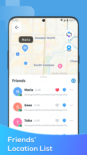 Screenshot of Location Share