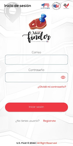 Android application Meat Finder screenshort