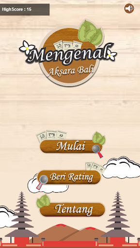 Android application Aksara Bali - Game Aksara Bali screenshort