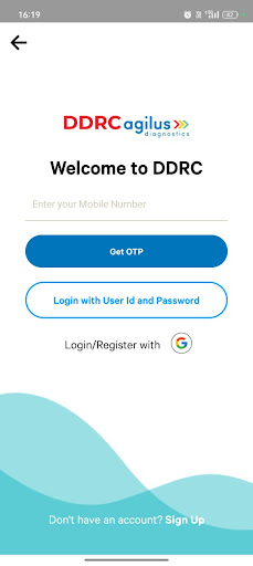 DDRC Agilus Diagnostics Screen 2