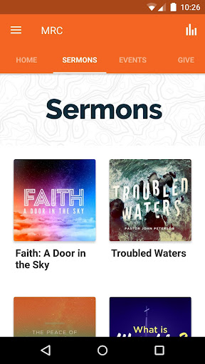 Mountain Ridge Church App Screen 2
