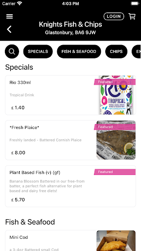 Knights Fish and Chips Screenshot 2 - AppWisp.com