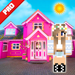 Cover Image of Tải xuống Mod barbie Pink House Minecraft 2021 1.0 APK