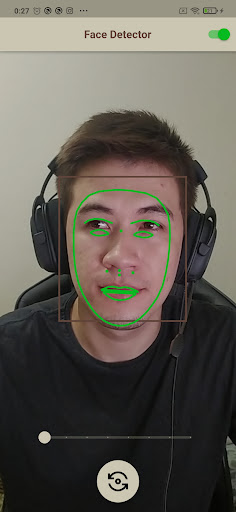 Android application Face Detector screenshort