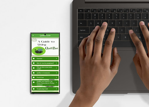 Paraphrasing Tool Guide Screen 2