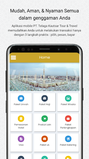 Android application Telaga Kautsar Tour & Travel screenshort
