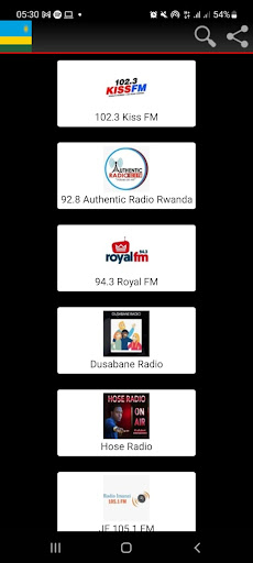 Rwanda Radio Screen 3