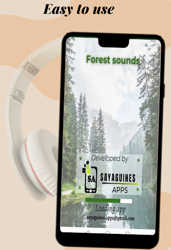 Android application Forest sounds, ringtones screenshort
