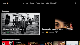 screenshot of Orange TV para Android TV