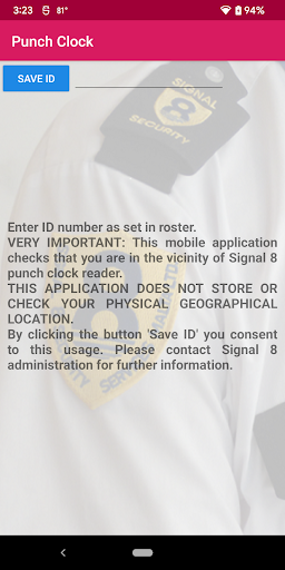 SecurityTime Screen 2