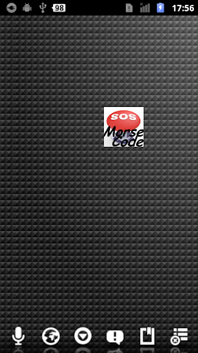 Android application Morse SOS screenshort
