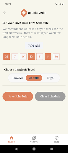 Android application Ayushoveda screenshort