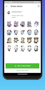 Genshin Impact Chibi WASticker