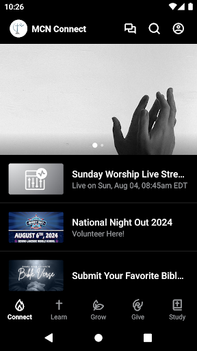 Android application MCN Connections screenshort