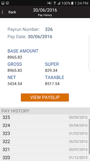 Mobile HR Screen 2