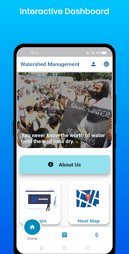 Android application IAHV Watershed Management screenshort