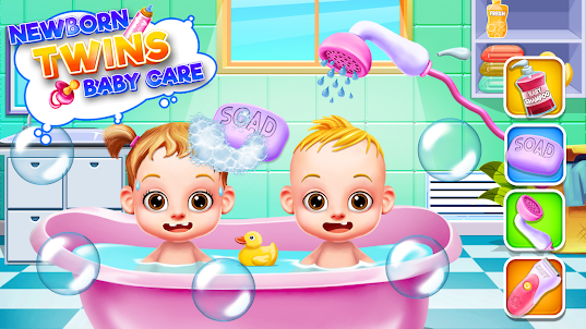 Newborn Twin Baby Care Nursery