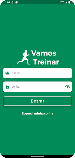Android application Vamos Treinar screenshort