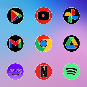 Pixel One Ui Fluo Icon Pack APK (Patched/Full) 4