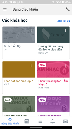 Android application LMS Học Sinh Sở GD-ĐT TP.HCM screenshort