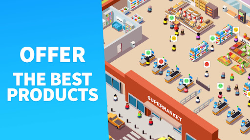 Idle Supermarket Tycoon v3.1.8 MOD APK (Money)