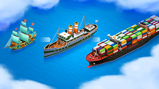 Sea Port: Build Town & Ship Cargo 1.0.206 (Full) Apk + Mod