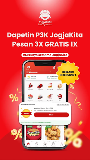 Android application JogjaKita - Ojolnya Jogja screenshort