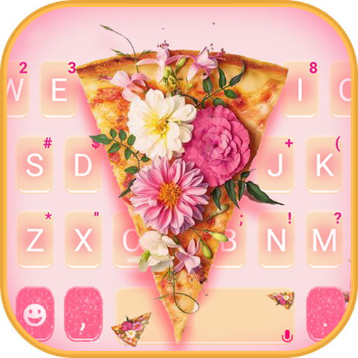 Tasty Floral Pizza Keyboard Th logo