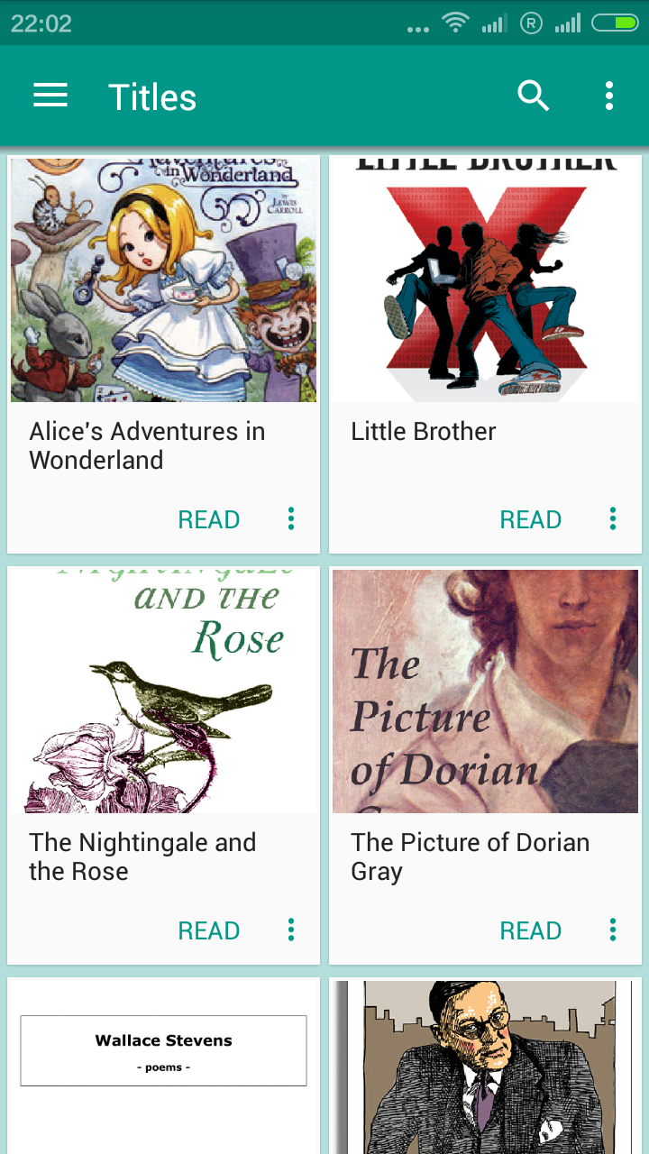 Android application FBReader Premium – Favorite Book Reader screenshort