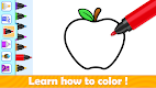 screenshot of Toddler Coloring Book For Kids