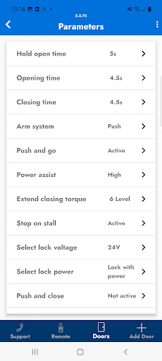 Record Swing Door Manager